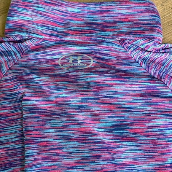 Under Armour Half Zip Pink and Purple Top - Picture 3 of 7